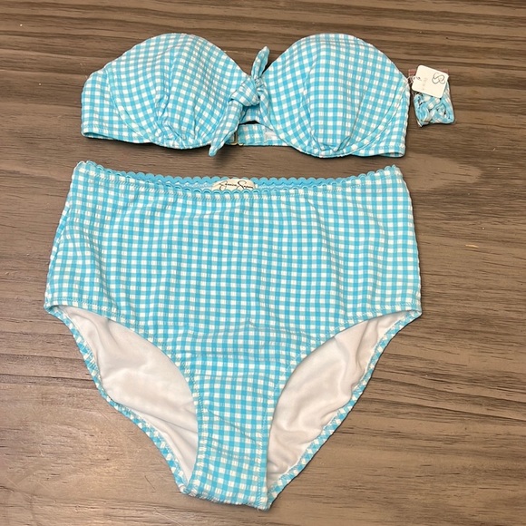 HP🎉!  JESSICA SIMPSON BIKINI LARGE 34D - Picture 1 of 15